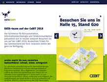 Tablet Screenshot of data-team.de